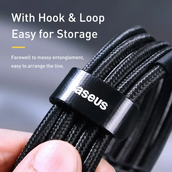 [Baseus] - Cable USB Tipo C a Tipo C [100W - 2 Metros] - Imagen 2