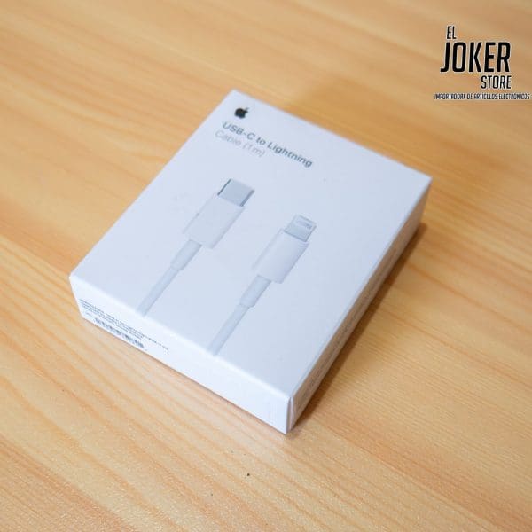 Cable iPhone Apple de Carga Lightning a USB-C de 1m