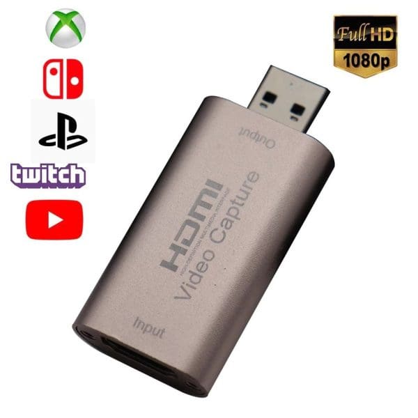 Capturadora HDMI FULL HD - USB 2.0