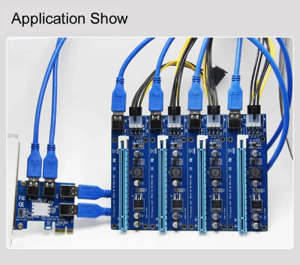 Multiplicador PCI 1 a 4 PCIe 16X - Imagen 2