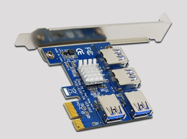 Multiplicador PCI 1 a 4 PCIe 16X - Imagen 3