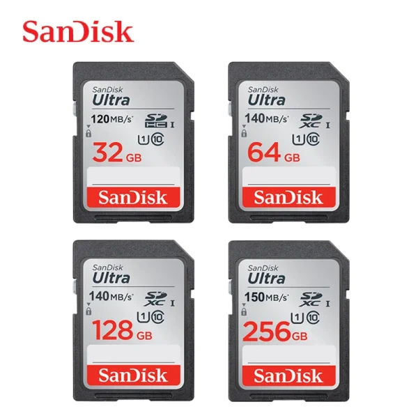 Memoria SD SanDisk Ultra - U1 | C10 - Hasta 150mb/s