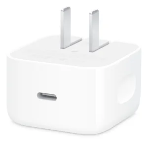 Adaptador dinámico Apple de 40 W con máximo de 60 W, puerto USB-C y clavijas plegables