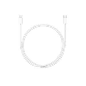 Cable Apple A2795 tejido blanco de 1 metro, USB-C a USB-C, carga de hasta 60 W