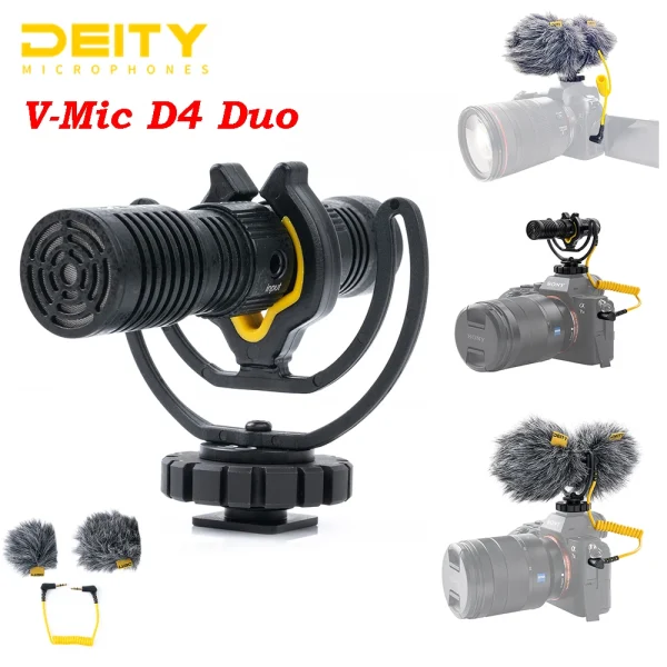 Micrófono Deity V-Mic D4 Duo - Cardioide de Doble Capsula TRS