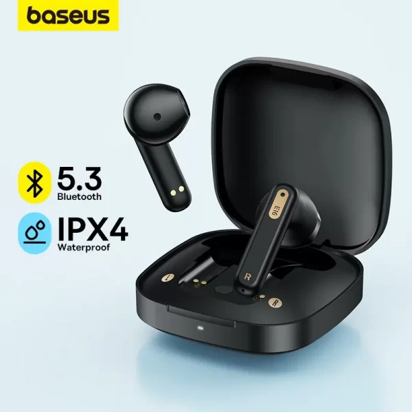 Audífonos Baseus Bowie E16 | 30 Horas | IPX4 | Reducción de Ruido | Bluetooth 5.3 - Imagen 6