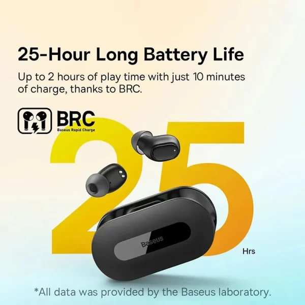 Audífonos Baseus Bowie EZ10 | 25 Horas | Reducción de Ruido | Bluetooth 5.3 | IPX4 - Imagen 6