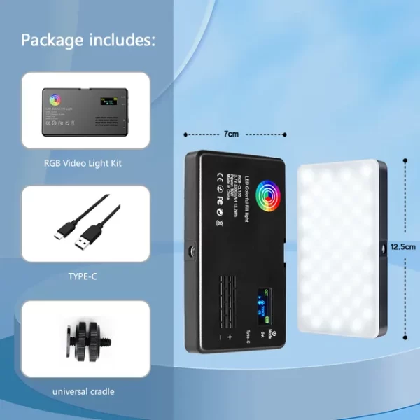 Panel Led Reflector RGB para Fotografia y Video | 2500K - 9000K - Imagen 2