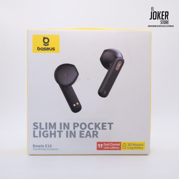 Audífonos Baseus Bowie E16 | 30 Horas | IPX4 | Reducción de Ruido | Bluetooth 5.3