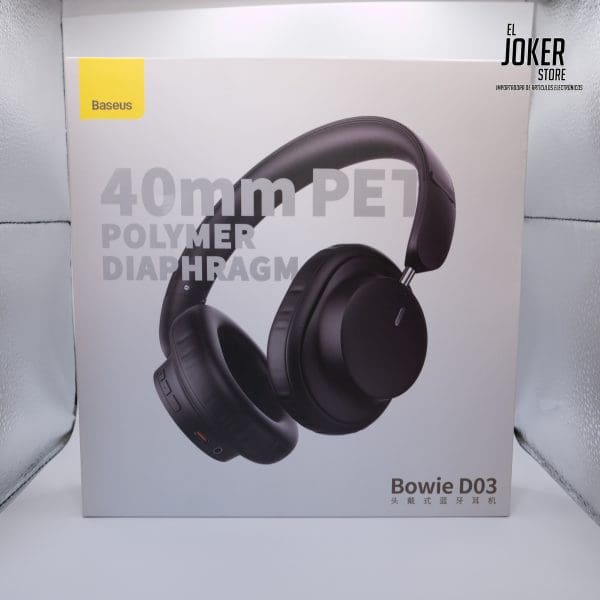 Audífonos Baseus Bowie D03 | 30 Horas | Reducción de Ruido | Bluetooth 5.3