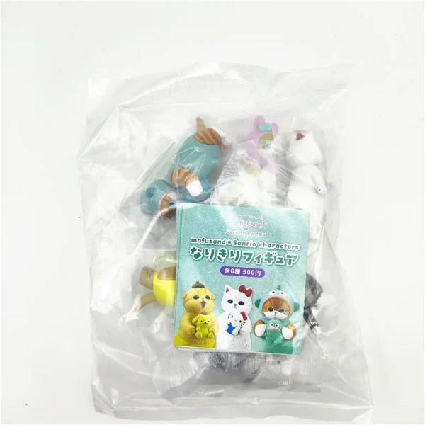 Set de 6 Gatitos Miniatura Kawaii - 5.5cm - Imagen 4