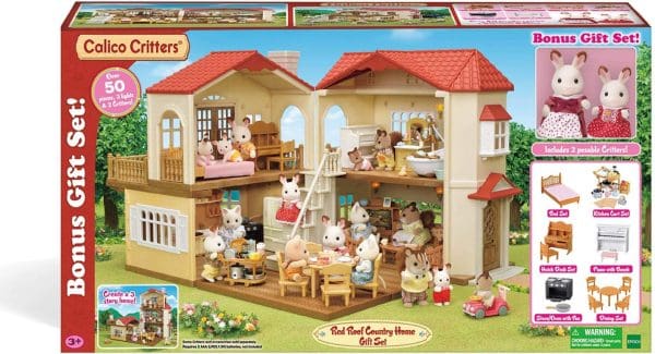 Sylvanian Families - Red Roof Country Home - Set de regalo - Casa de juguete - Calico Critters - Imagen 2