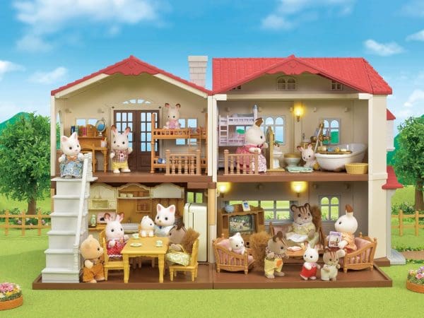 Sylvanian Families - Red Roof Country Home - Set de regalo - Casa de juguete - Calico Critters - Imagen 5