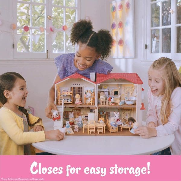 Sylvanian Families - Red Roof Country Home - Set de regalo - Casa de juguete - Calico Critters - Imagen 7
