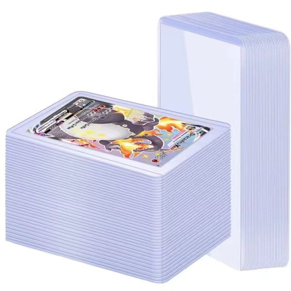 Mica de PVC Protectora Transparente para Cartas de Pokémon TCG - Paquete 5 Unidades Toploader