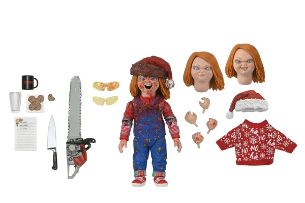 NECA - Chucky (TV Series) - Ultimate Chucky 7”  Figura de Acción a Escala (Edición Navideña) - Imagen 6