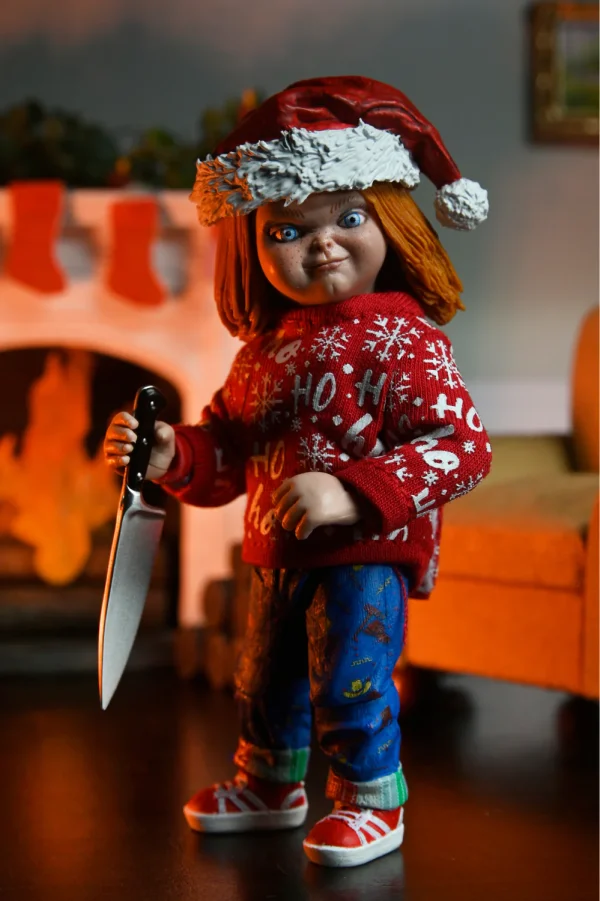 NECA - Chucky (TV Series) - Ultimate Chucky 7”  Figura de Acción a Escala (Edición Navideña) - Imagen 7