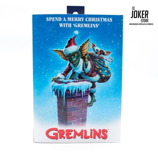NECA - Gremlins - Santa Stripe & Gizmo 7" Figura de Acción a Escala