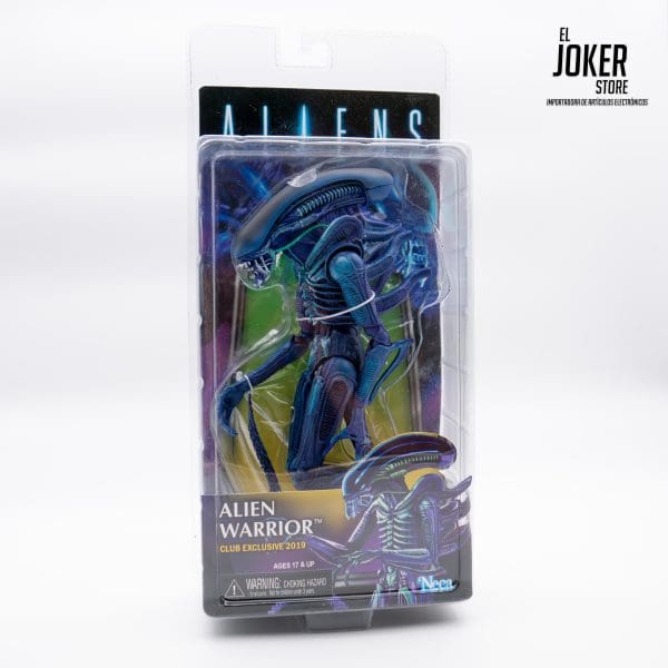 NECA - Aliens - 7” Figura de Acción a Escala - Purple Warrior (Alien Club 2019 Exclusivo) - Coleccionista - Imagen 2