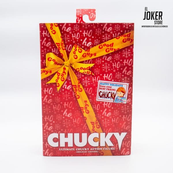 NECA - Chucky (TV Series) - Ultimate Chucky 7”  Figura de Acción a Escala (Edición Navideña)