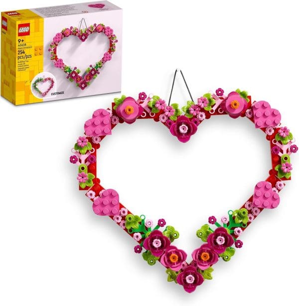 LEGO – Corazón Decorativo – 40638 – 254 Piezas