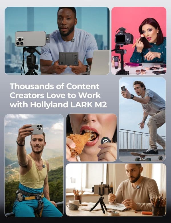 Micrófono Inalámbrico Hollyland Lark M2 Combo - Imagen 10