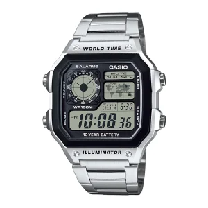 Reloj CASIO AE-1200WHD-1A - Acero Hombre Plateado
