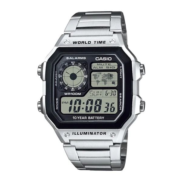 Reloj CASIO AE-1200WHD-1A - Acero Hombre Plateado