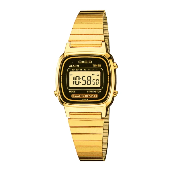 Reloj CASIO LA670WGA-1D - Acero Mujer Dorado