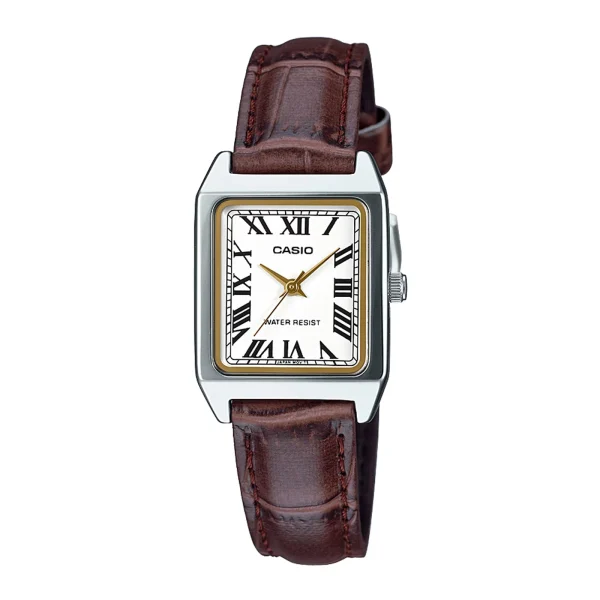 Reloj CASIO LTP-V007L-7B2 - Acero Mujer Plateado - Correa de Cuero