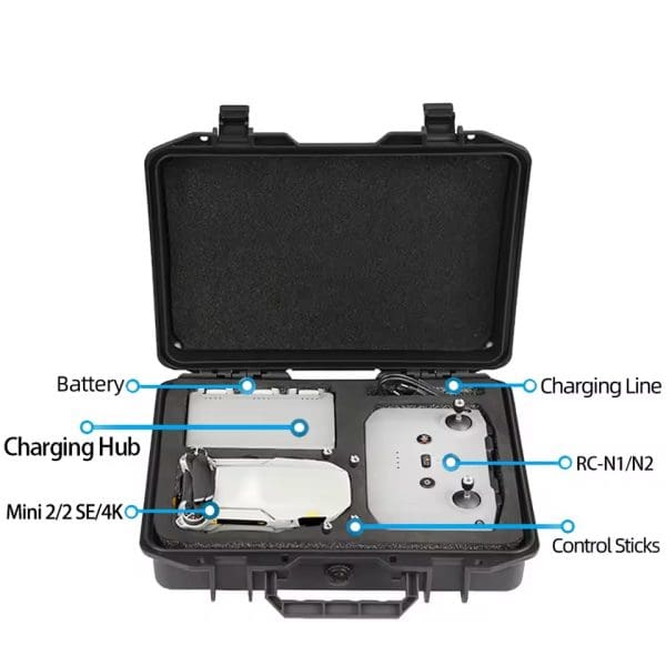 Maletín de Transporte para Drone DJI Mini 2 / Mini 2 SE / Mini 4K - Imagen 2
