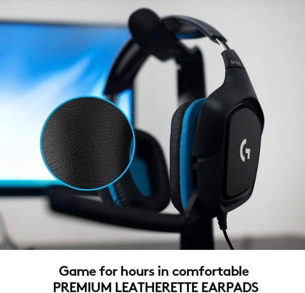 Audífono Gaming Logitech G432 7.1 - Blue - Imagen 5