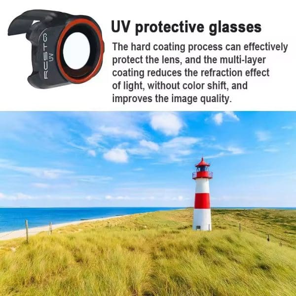 Kit de 6 Filtros de Lentes Para Drone | UV CPL ND4 ND8 ND16 ND32 ND/PL - Imagen 4