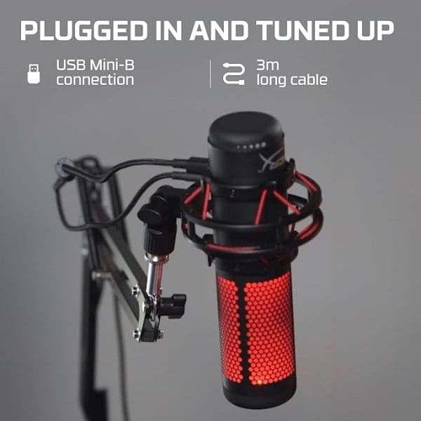 Microfono Gamer Hyperx Quadcast - Omnidireccional - Imagen 6
