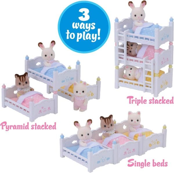 Sylvanian Families – Litera Triple para Bebés – Calico Critters - Imagen 2