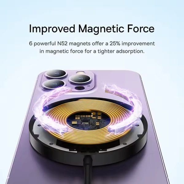 Cargador Inalámbrico Baseus 15W - Imagen 6