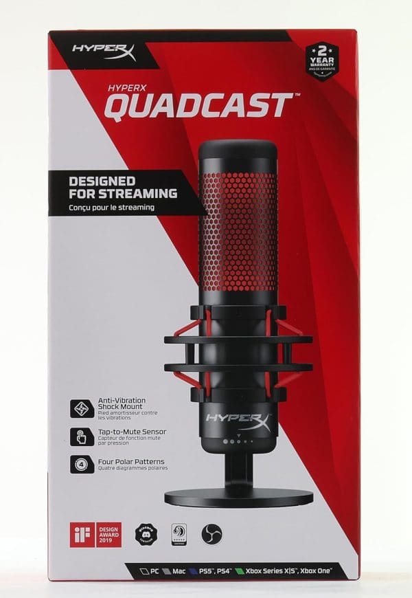 Microfono Gamer Hyperx Quadcast - Omnidireccional - Imagen 7