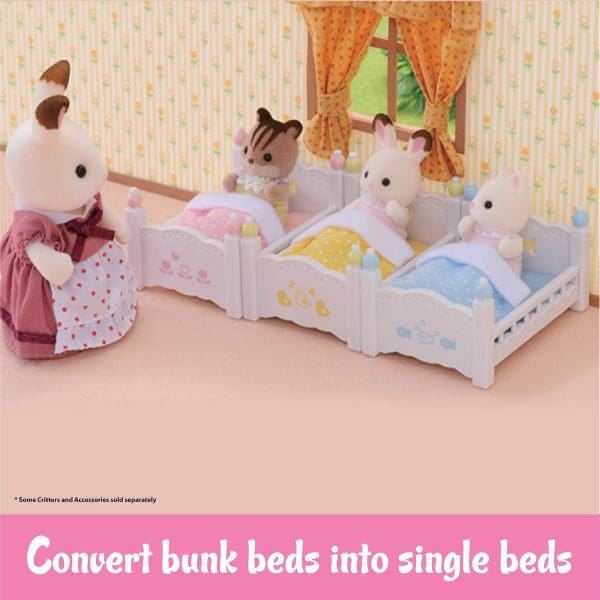 Sylvanian Families – Litera Triple para Bebés – Calico Critters - Imagen 4