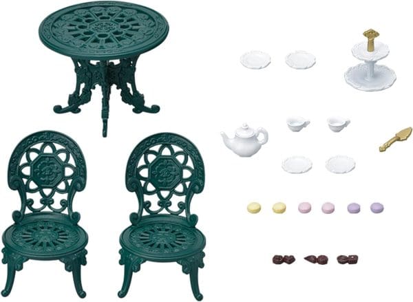 Sylvanian Families – Set de Juego de Té y Golosinas de la Ciudad – Calico Critters - Imagen 3