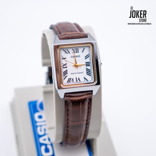 Reloj CASIO LTP-V007L-7B2 - Acero Mujer Plateado - Correa de Cuero - Imagen 2