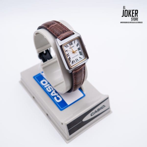 Reloj CASIO LTP-V007L-7B2 - Acero Mujer Plateado - Correa de Cuero - Imagen 5