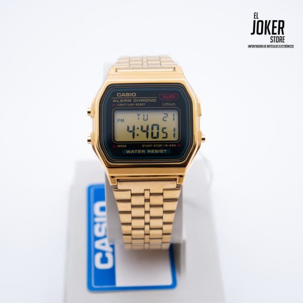 Reloj CASIO A159WGEA-1 - Unisex Retro Dorado - Imagen 2