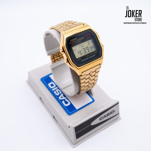 Reloj CASIO A159WGEA-1 - Unisex Retro Dorado - Imagen 4