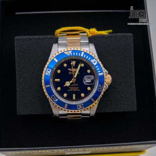 Reloj INVICTA Pro Diver 26972 - Acero Hombre Azul con Plateado y Dorado - Imagen 5
