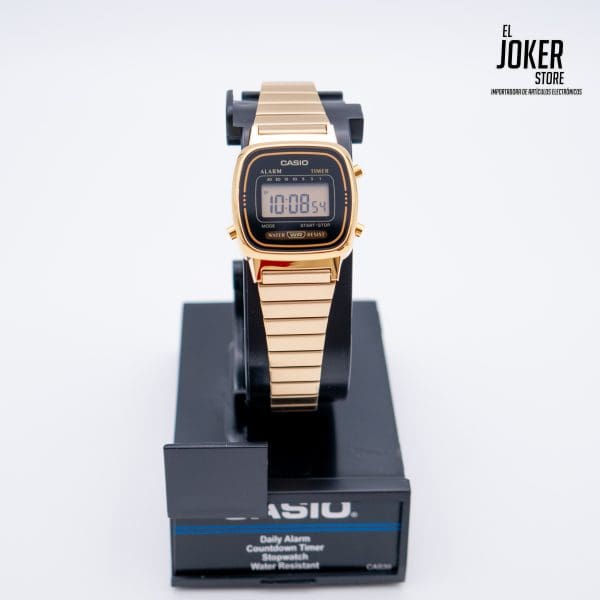 Reloj CASIO LA670WGA-1D - Acero Mujer Dorado - Imagen 4