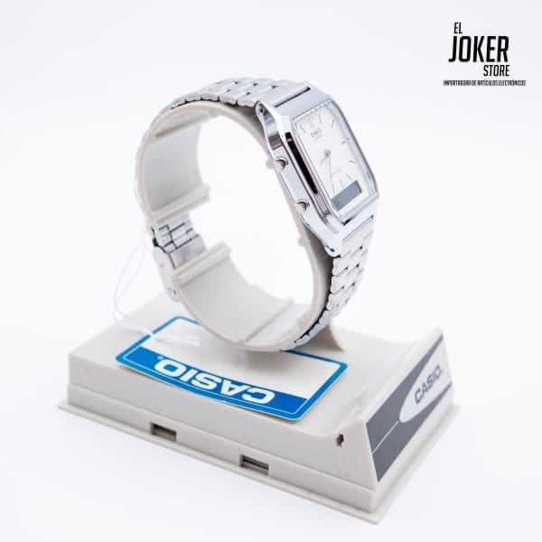 Reloj CASIO AQ-230A-7D - Resina Juvenil Plateado - Imagen 6