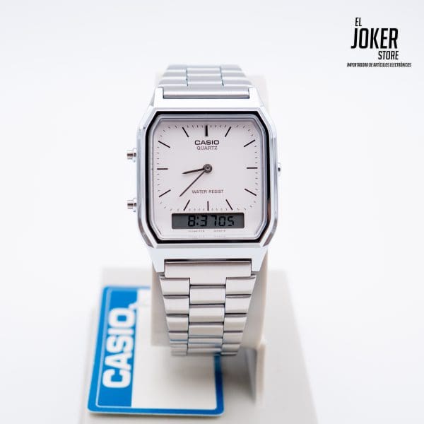 Reloj CASIO AQ-230A-7D - Resina Juvenil Plateado - Imagen 5