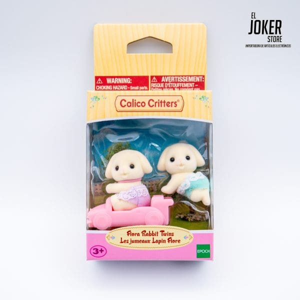 Sylvanian Families – Flora Rabbit Twins - Conejos Gemelos – Calico Critters