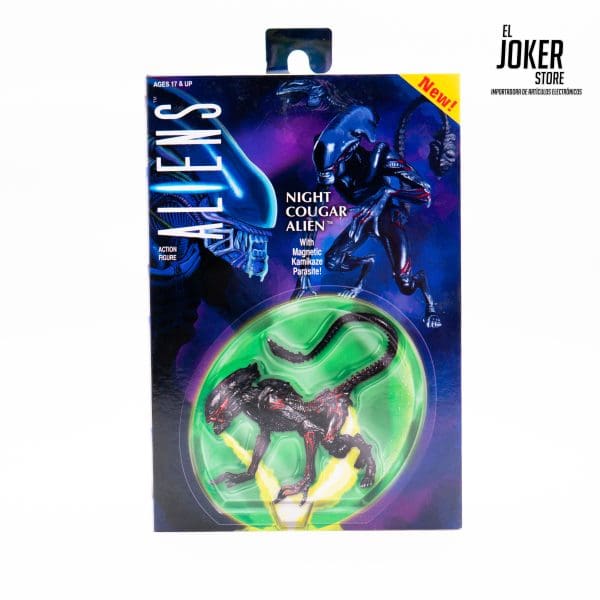 NECA – Aliens - 7" Figura de Acción a Escala - Ultimate Kenner Tribute Night Cougar Alien