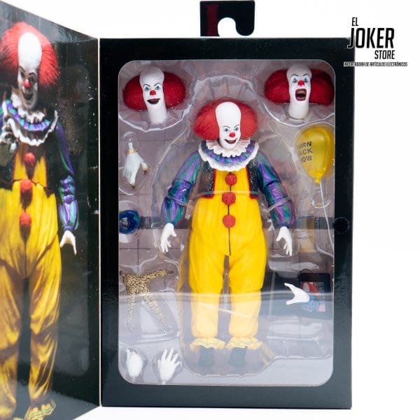 NECA – IT – 7″ Figura de Acción a Escala – Pennywise IT (1990 V2) - Imagen 3